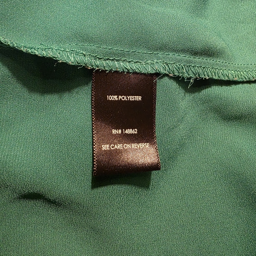 Torrid Green Short Sleeve Flowy Plus Size 4 Top - Picture 8 of 9